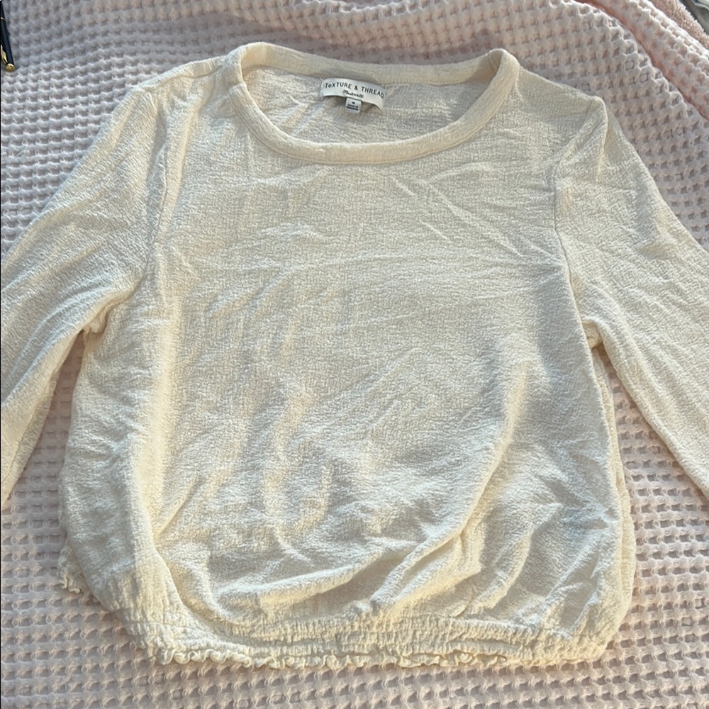Madewell Cream Top